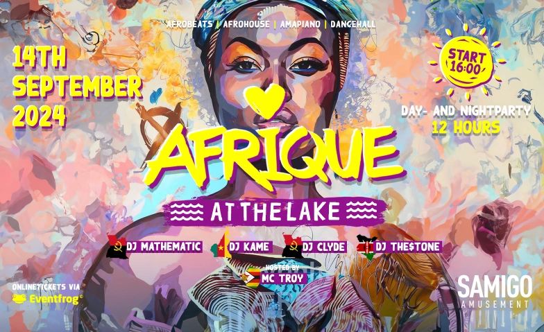 AFRIQUE @ THE LAKE Samigo Amusement, Mythenquai 59, 8002 Zürich Billets