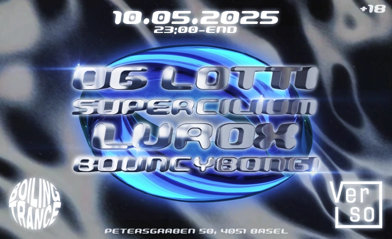 Boiling Trance x Verso - 10.05.2025! Verso, Petersgraben 50, 4051 Basel Tickets
