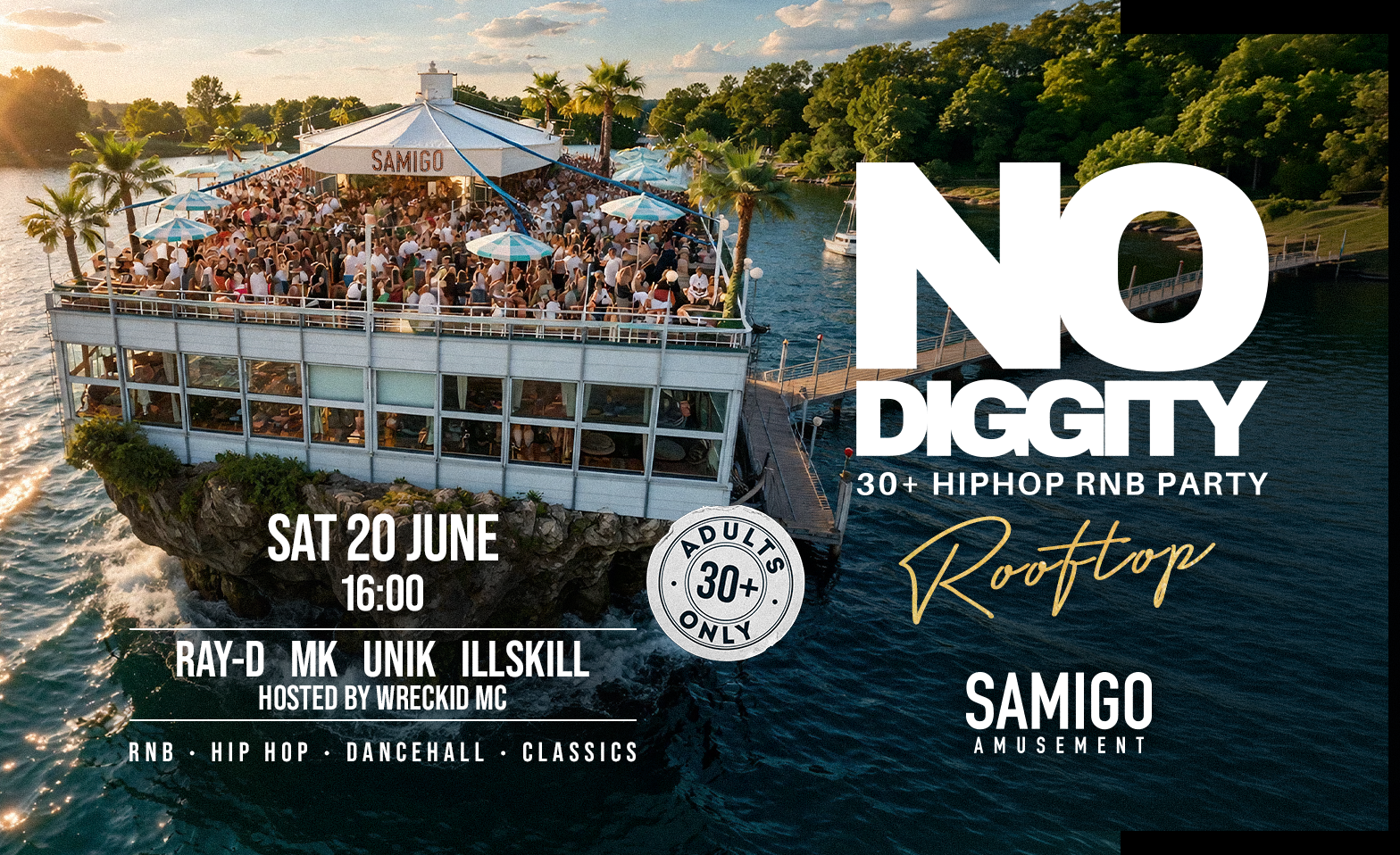 NO DIGGITY 30+ HIP HOP RNB PARTY Samigo Amusement, Z&uuml;rich Tickets