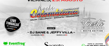 Event-Image for 'NOCHE COLOMBIANA LAUSANNE (Fiesta De Blanco)'