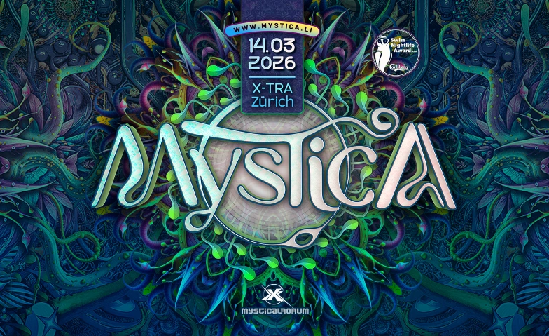 Mystica 2026 X-TRA Haus der Musik, Limmatstrasse 118, CH-8031 Z&uuml;rich Tickets