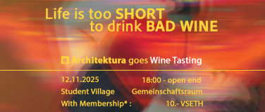 Event-Image for 'Architektura Goes WINE TASTING'