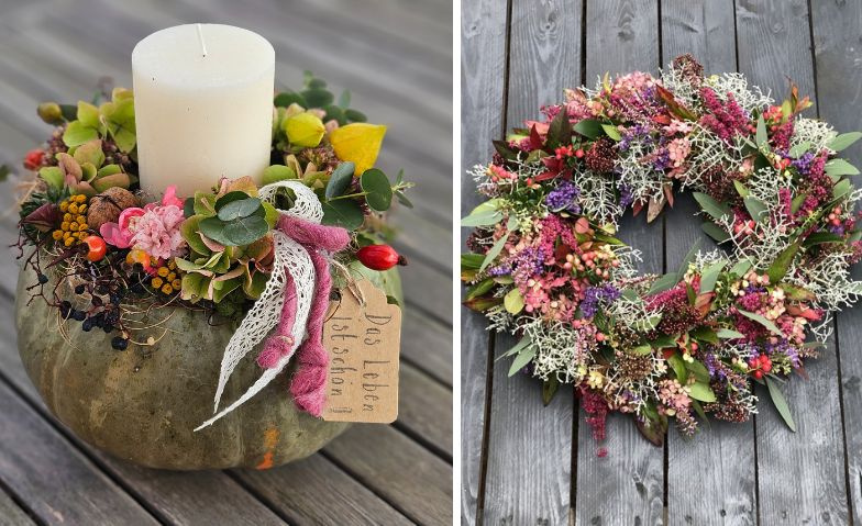Kreativworkshop &quot;Herbstkranz binden&quot; Billets