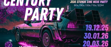 Event-Image for '&Uuml;25 CenturyParty &ndash; Jede Stunde eine neue Party'