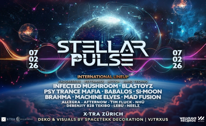 Stellarpulse v2 X-TRA Zürich, Limmatstrasse 118, 8005 Zürich Tickets
