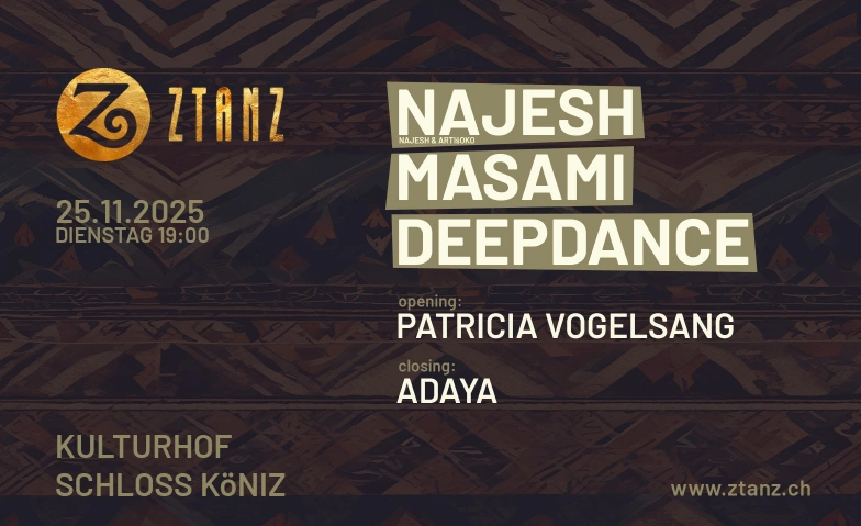 ZtanZ – Zischtig Rave Kulturhof Schloss Köniz  Rossstall, Muhlernstrasse 11, 3098 Köniz Billets