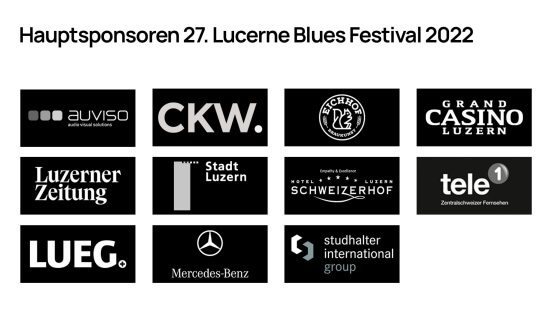 Sponsoring-Logo von 27. Lucerne Blues Festival 2022 - Samstag Event