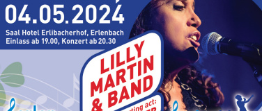 Event-Image for 'LILLY MARTIN & BAND; Supporing Act DAETISTER – erlenmusic.ch'