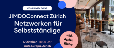 Event-Image for 'JIMDOConnect Zürich: Netzwerken für Selbstständige'