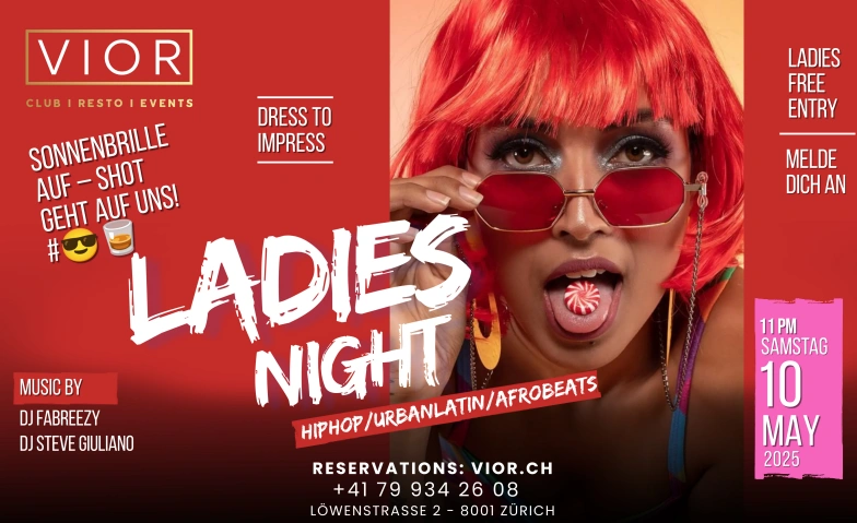 LADIES NIGHT 0.3 in ZĂŒrich | Mottopartys