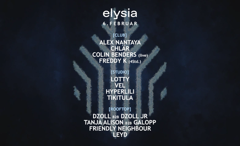 Elysia Freitag 6.Februar 2026 Elysia, Frankurt Strasse 36, 4142 M&uuml;nchenstein Tickets