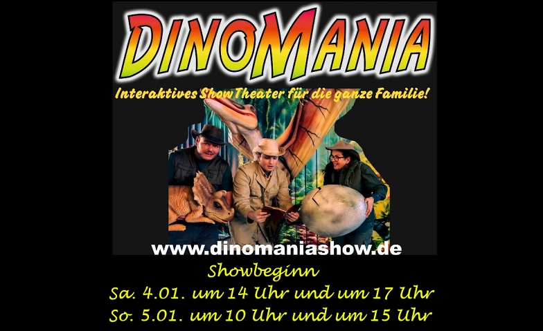 Dinomania - Erlebe das Abenteuer deines Lebens! ${singleEventLocation} Billets