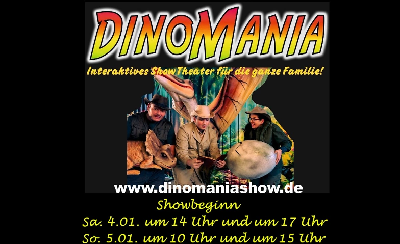 Dinomania - Erlebe das Abenteuer deines Lebens! ${singleEventLocation} Billets