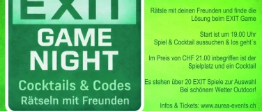Event-Image for 'Exit Game Night im AUREA - Cocktails & R&auml;tseln'