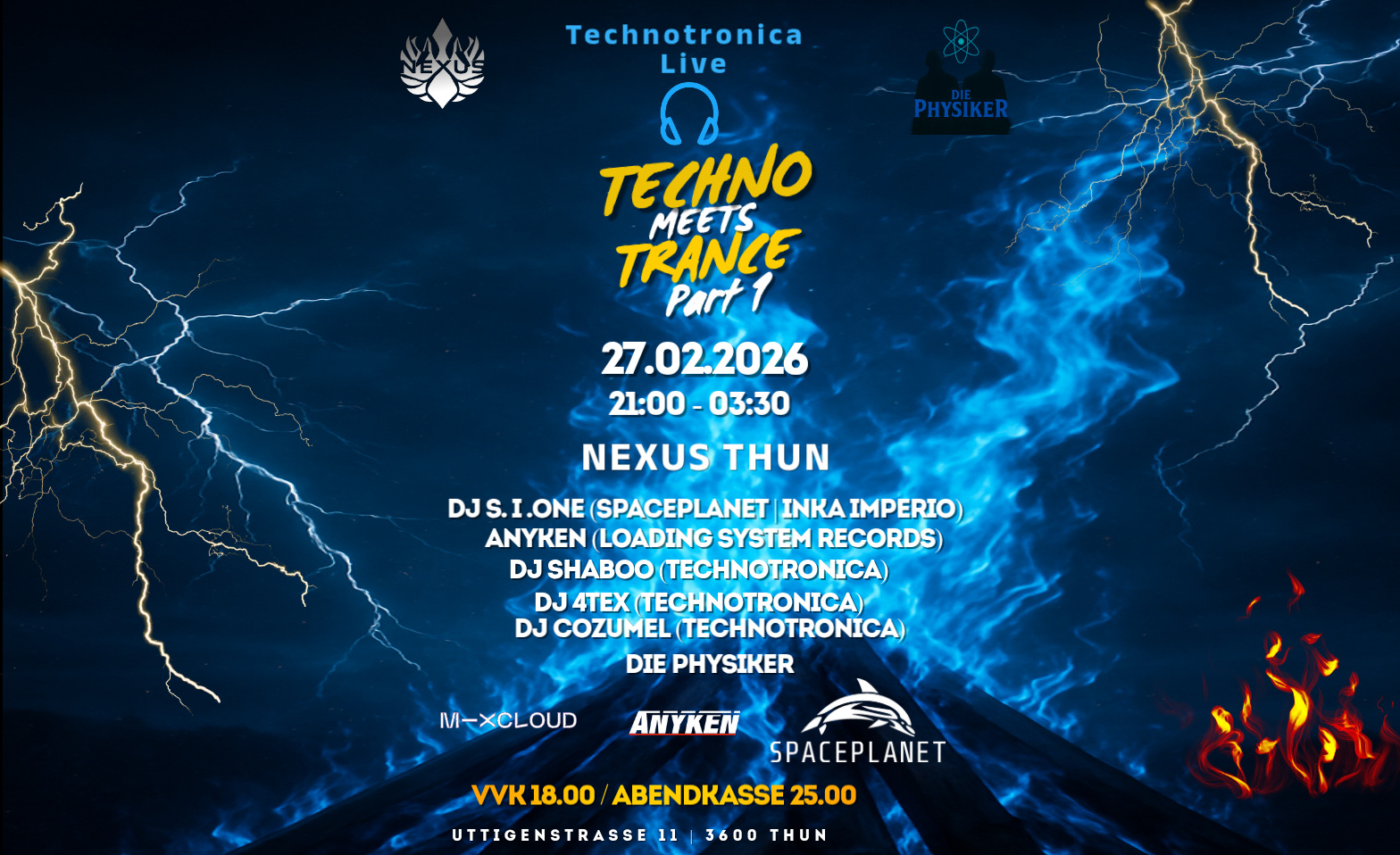 TECHNO meets TRANCE Part 1 in Thun | Electro Party