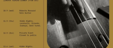 Event-Image for 'HIDÉN HARLEKIN JAZZ GUITAR NIGHT: ROBERTO BOSSARD'