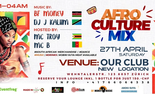 Sponsoring logo of Afro Culture Mix event