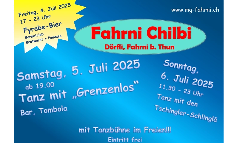 Event-Image for 'Fahrni - Chilbi'