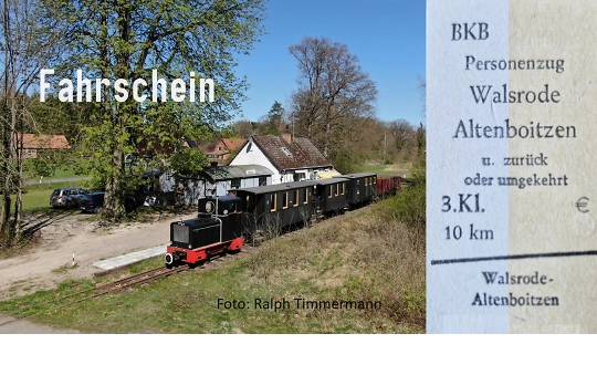 Sponsoring-Logo von Fahrt mit der Museumsbahn nach Altenboitzen und zurück Event