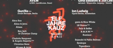 Event-Image for '11 Jahre Kauz // Samstag - Montag'