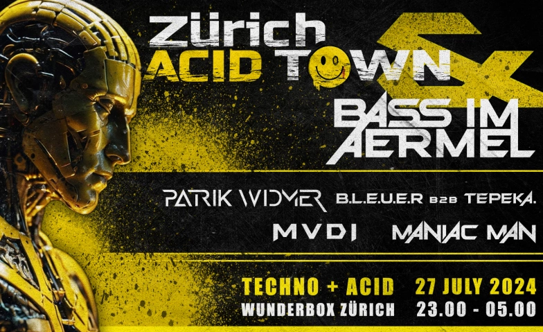 Event-Image for 'Zürich Acid Town & Bass im Aermel'
