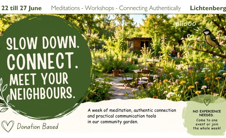 Event-Image for 'Connect with your Surrounding - Meditate in Community Garden'