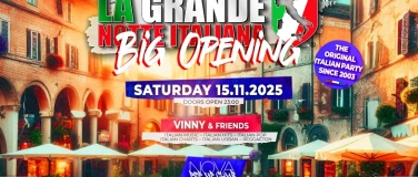 Event-Image for 'La Grande Notte Italiana BIG OPENING @ Nova Club München'
