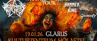 Event-Image for 'BURNING WITCHES - HammerKing - Gomorra - Heavy Metal Thunder'