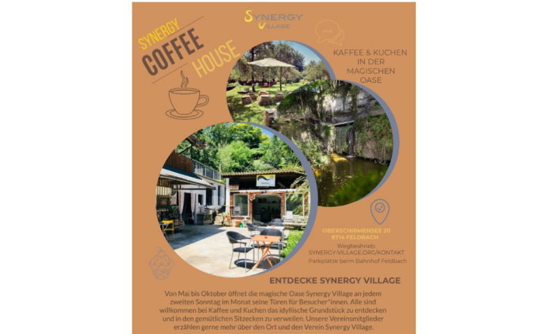 SYNERGY COFFEE HOUSE Synergy Village, Oberschirmensee 20, 8714 Feldbach Billets