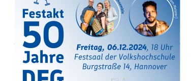 Event-Image for 'Festakt 50 Jahre DFG Niedersachsen'