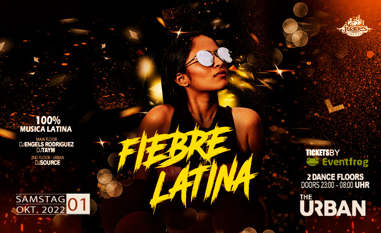 100% Music Latina   FIEBRE LATINA  THE URBAN (Ex-Vior Club TheUrban, Löwenstrasse 2, 8001 Zürich Tickets