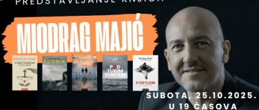 Event-Image for 'Knjizevno vece - Miodrag Majic'