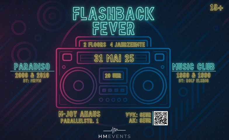Flashback Fever – Die Zeitreise-Party N-Joy Ahaus, Parallelstraße 1, 48683 Ahaus Billets