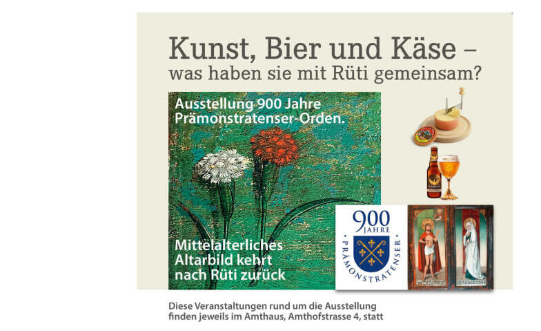 Kunst, Bier und Käse - was haben sie mit Rüti gemeinsam Amthaus Rüti Tickets