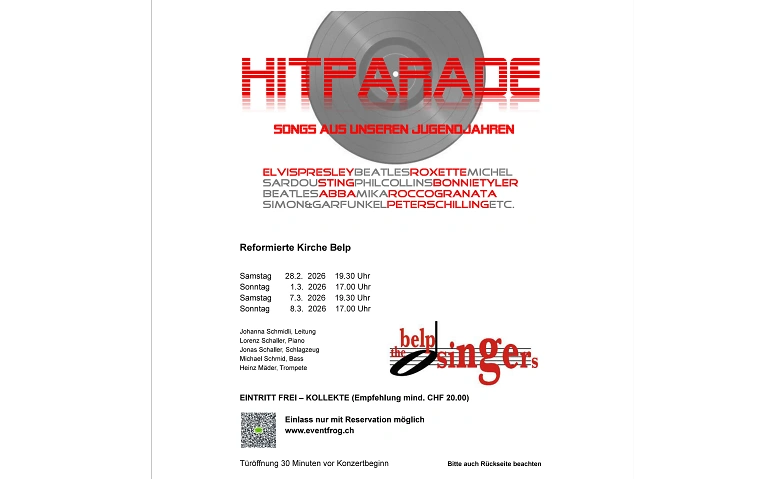 The Belp Singers - Konzerte Tickets