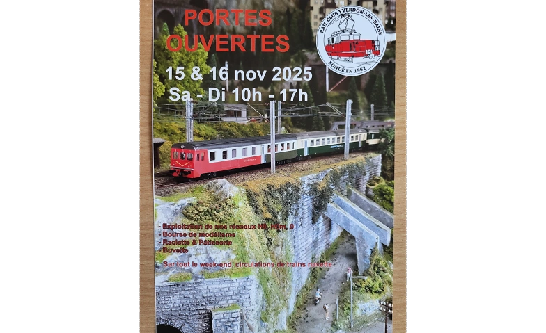Event-Image for 'Portes Ouvertes Rail Club Yverdon-les-Bains'