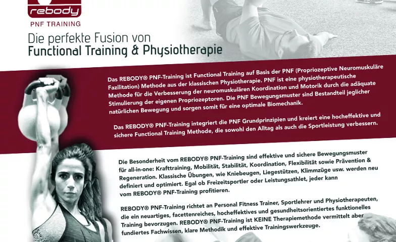 REBODY ® PNF-Training Advanced „Funktionelle Asymmetrie" 1 SanoGym, Johannesstraße 58A, 70176 Stuttgart Billets