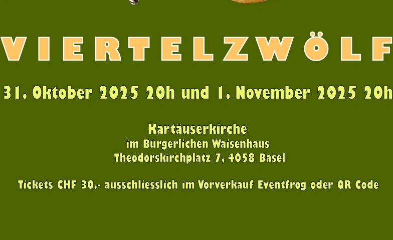 Event-Image for 'VIERTELZWÖLF'
