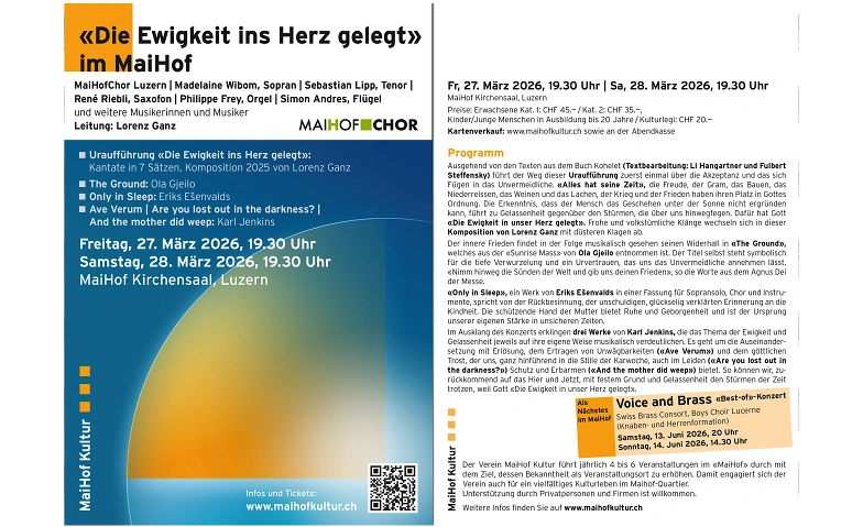 Event-Image for 'Die Ewigkeit ins Herz gelegt'