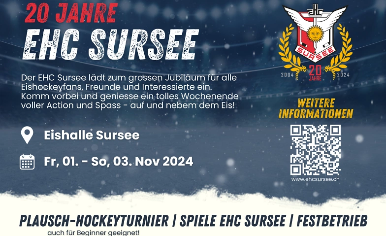 Jubil&auml;umsfeier 20 Jahre EHC Sursee ${singleEventLocation} Billets