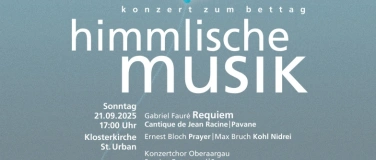Event-Image for 'Himmlische Musik(Fauré/Bloch/Bruch), Klosterkirche St. Urban'