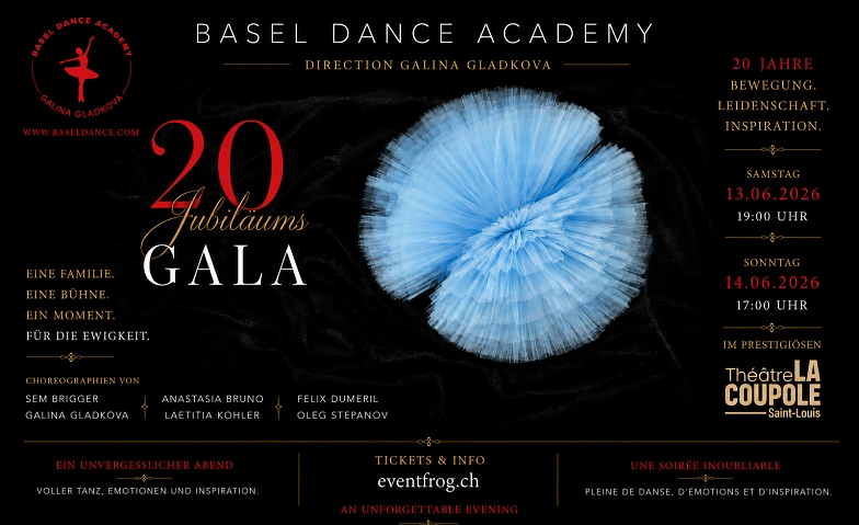 Event-Image for 'SUMMERDANCE'S 2026 20 YEARS BASEL DANCE ACADEMY GALA'