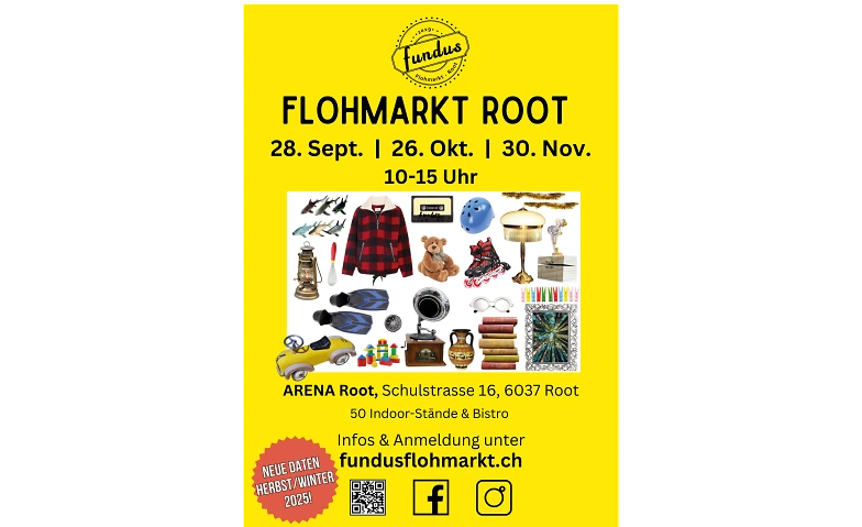 Event-Image for 'Flohmarkt in Root (Indoor)'