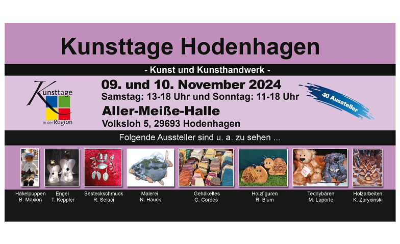 Kunsttage Hodenhagen &ndash; Der Kunsthandwerkermarkt ${singleEventLocation} Billets