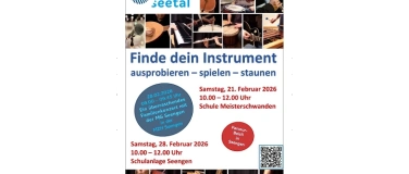 Event-Image for 'Finde dein Instrument ! Instrumentenparcours 2026 KMS Seetal'