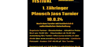 Event-Image for 'AUREA Summer Festival: 1. Zähringer Plausch Jassturnier'