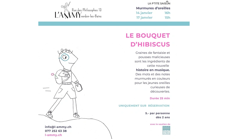 Event-Image for 'Le bouquet d'Hibiscus - conte musical d&egrave;s 2 ans'