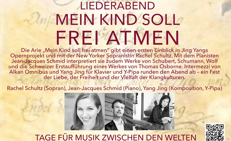 Mein Kind soll frei atmen - ein Musikabend Tickets