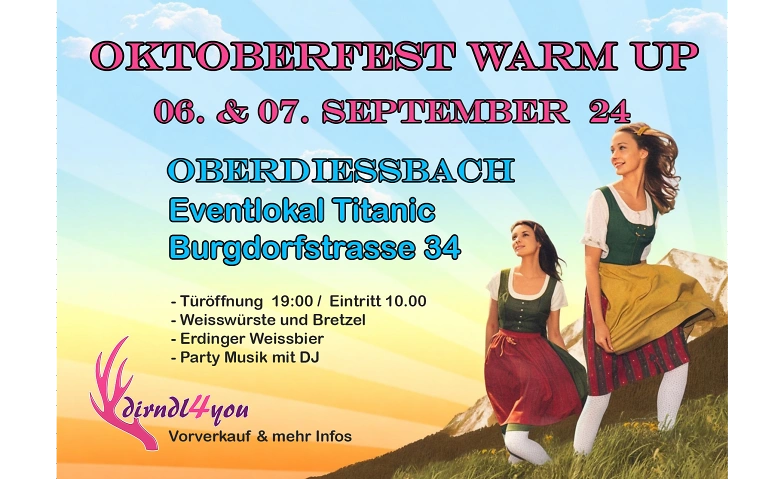 Event-Image for 'Oktoberfest Warm Up'