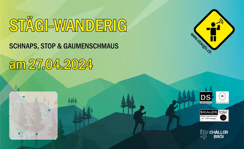 Stägi-Wanderig – Schnaps, Stop & Gaumenschmaus Zunftstube Martinizunft, Rosentalstrasse 2, 6280 Hochdorf Tickets
